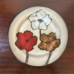 3/$20 One Pfaltzgraff Painted Poppies Salad Plate 8.75"